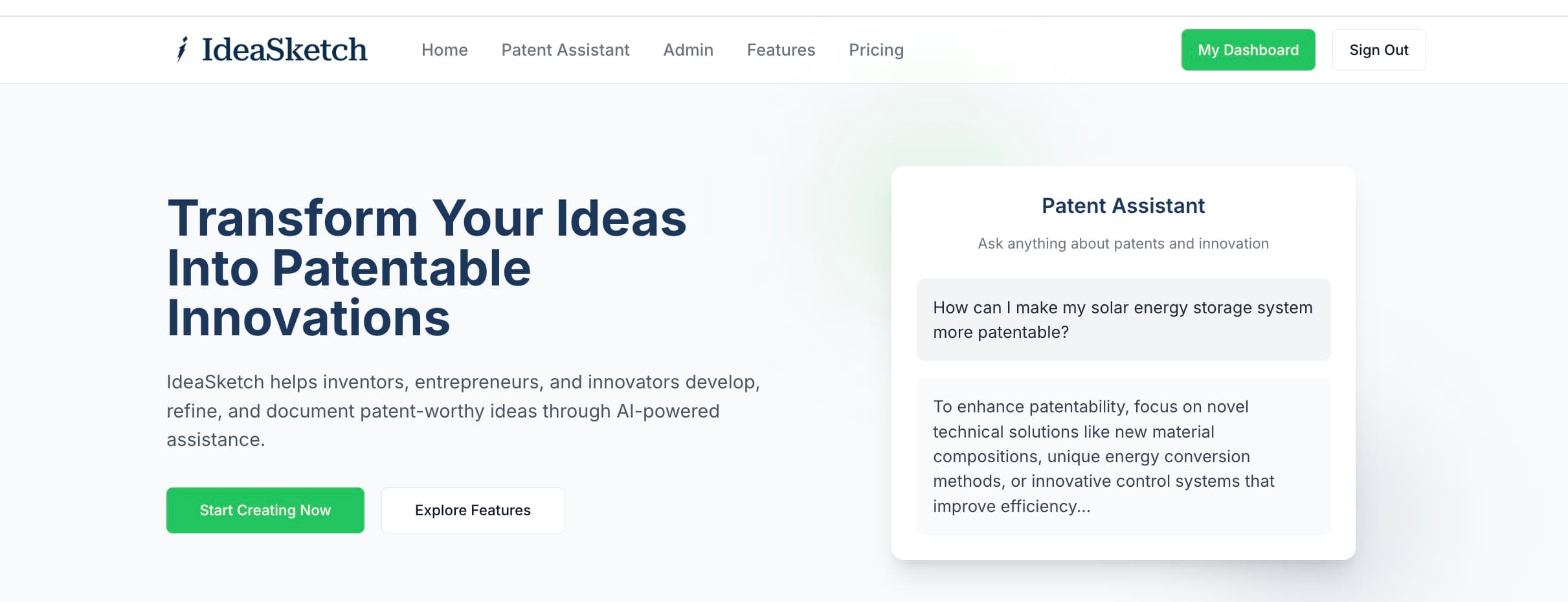IdeaSketch SaaS Product
